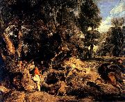 Peter Paul Rubens Wild Boar Hunt painting